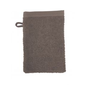 Froté žíňka 16x21 cm tmavě béžová
